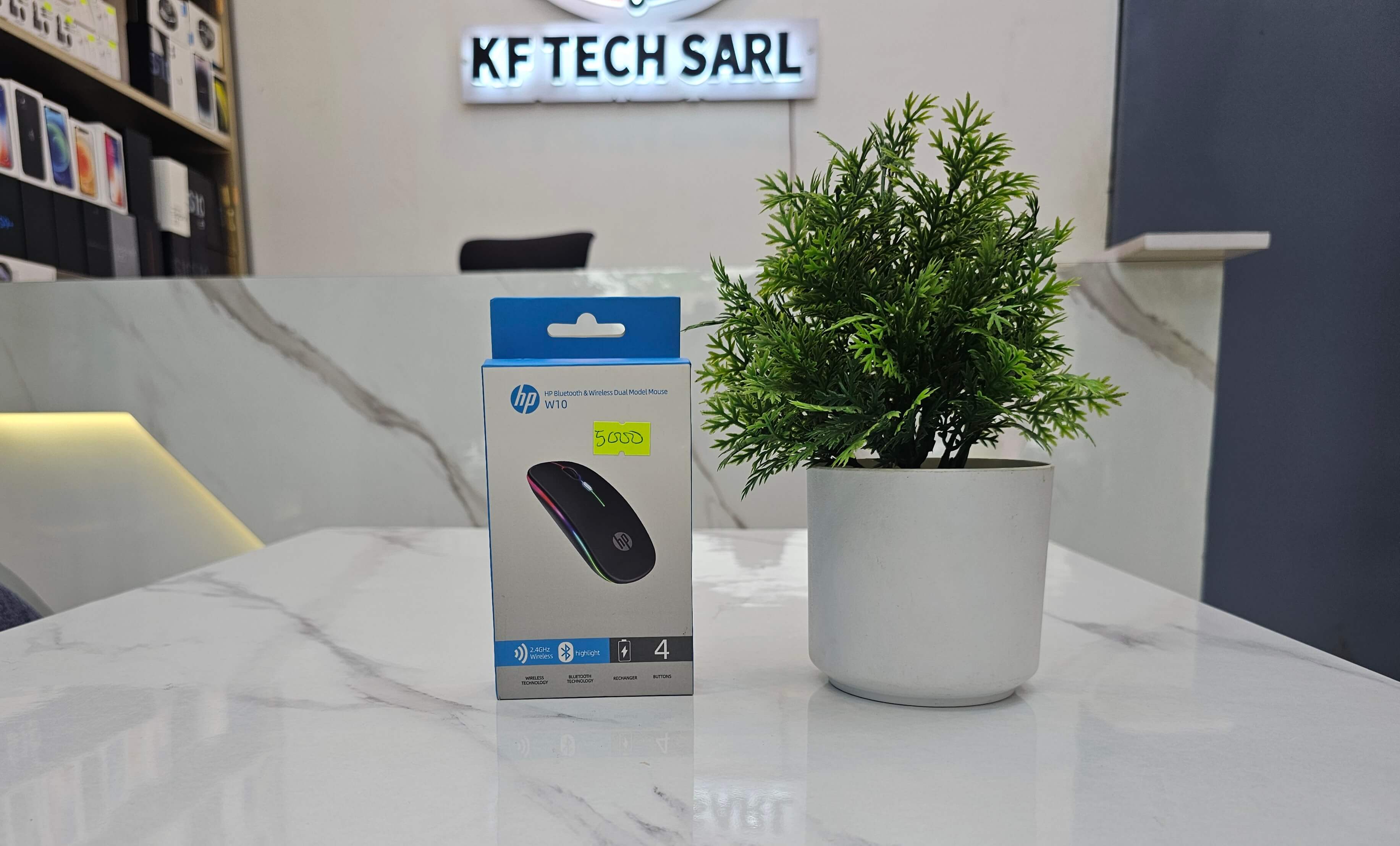 Image SOURIS SANS FIL HP W10 RECHARGEABLE