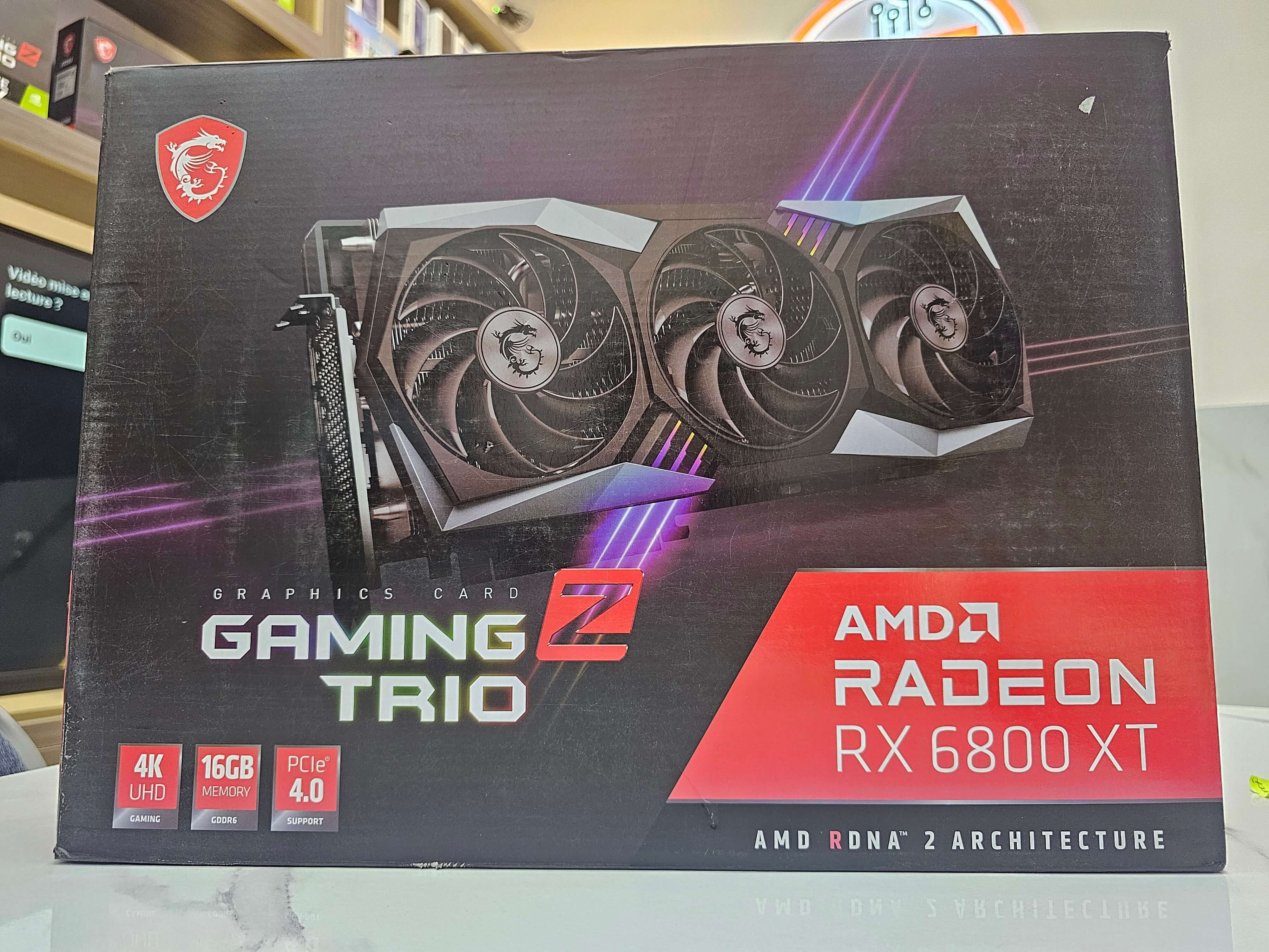 Image CARTE GRAPHIQUE AND RADEON RX 6800XT GAMING Z TRIO